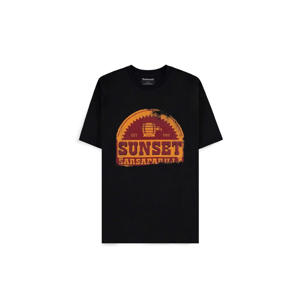 Fallout - Sunset Heren Tshirt - Zwart